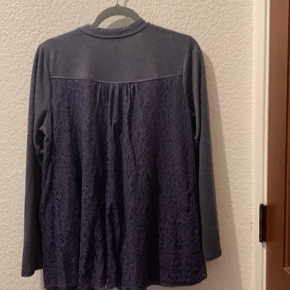 Logo Lounge Cardigan with lace - Picture 7 of 8